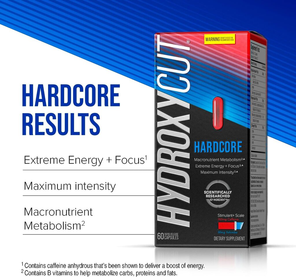 Weight Loss Pills for Women  Men Hydroxycut Hardcore Weight Loss Supplement Pills Energy Pills to Lose Weight Metabolism Booster for Weight Loss Weightloss  Energy Supplements 60 Pills